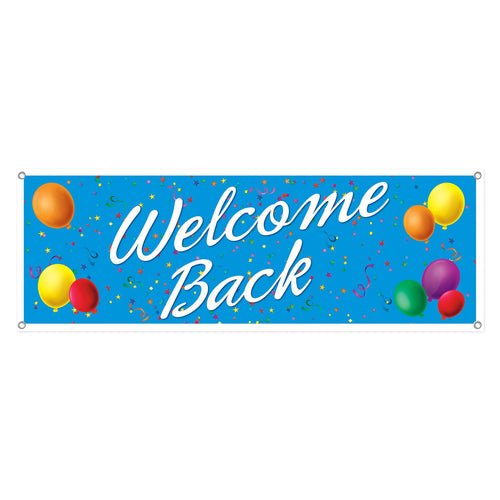 Beistle Welcome Back Sign Banner - General Occasion | Party Supply
