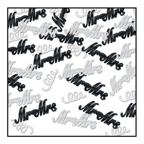 Beistle Mr & Mrs Confetti - Wedding | Party Supply | Decoration