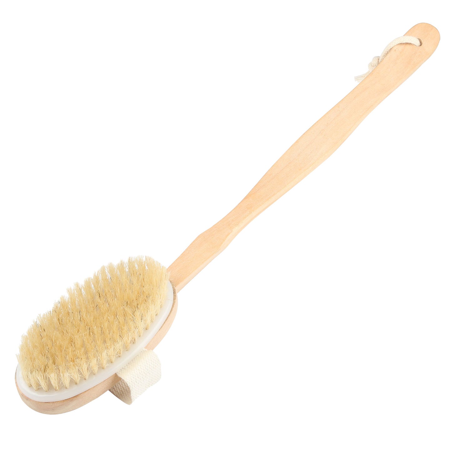 Bath Brush 15" Shower Body Back Scrubber with Long Handle Detachable Brush for