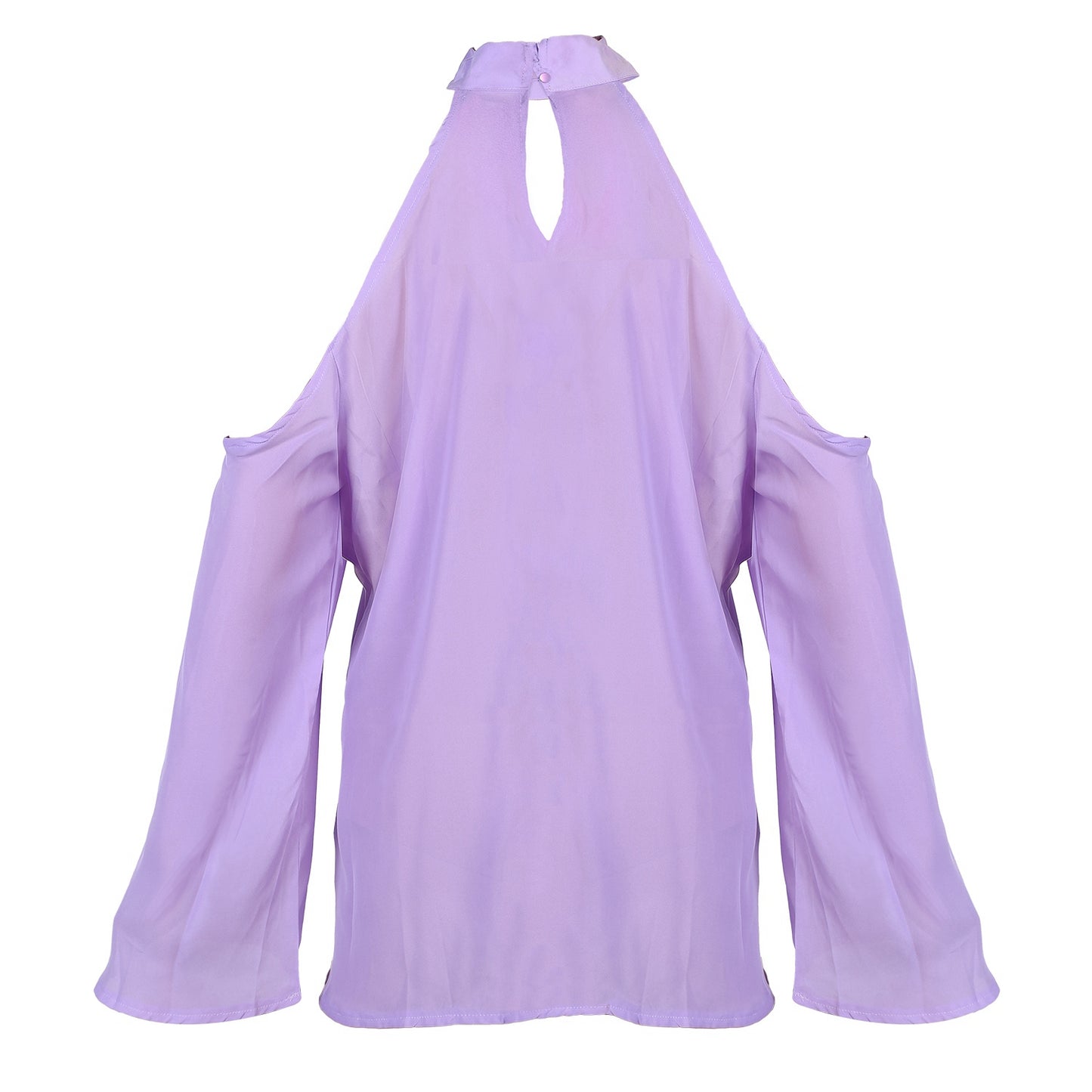 Women s Sexy Off The Shoulder Blouses Cold Shoulder Tops V-Neck Long Sleeve