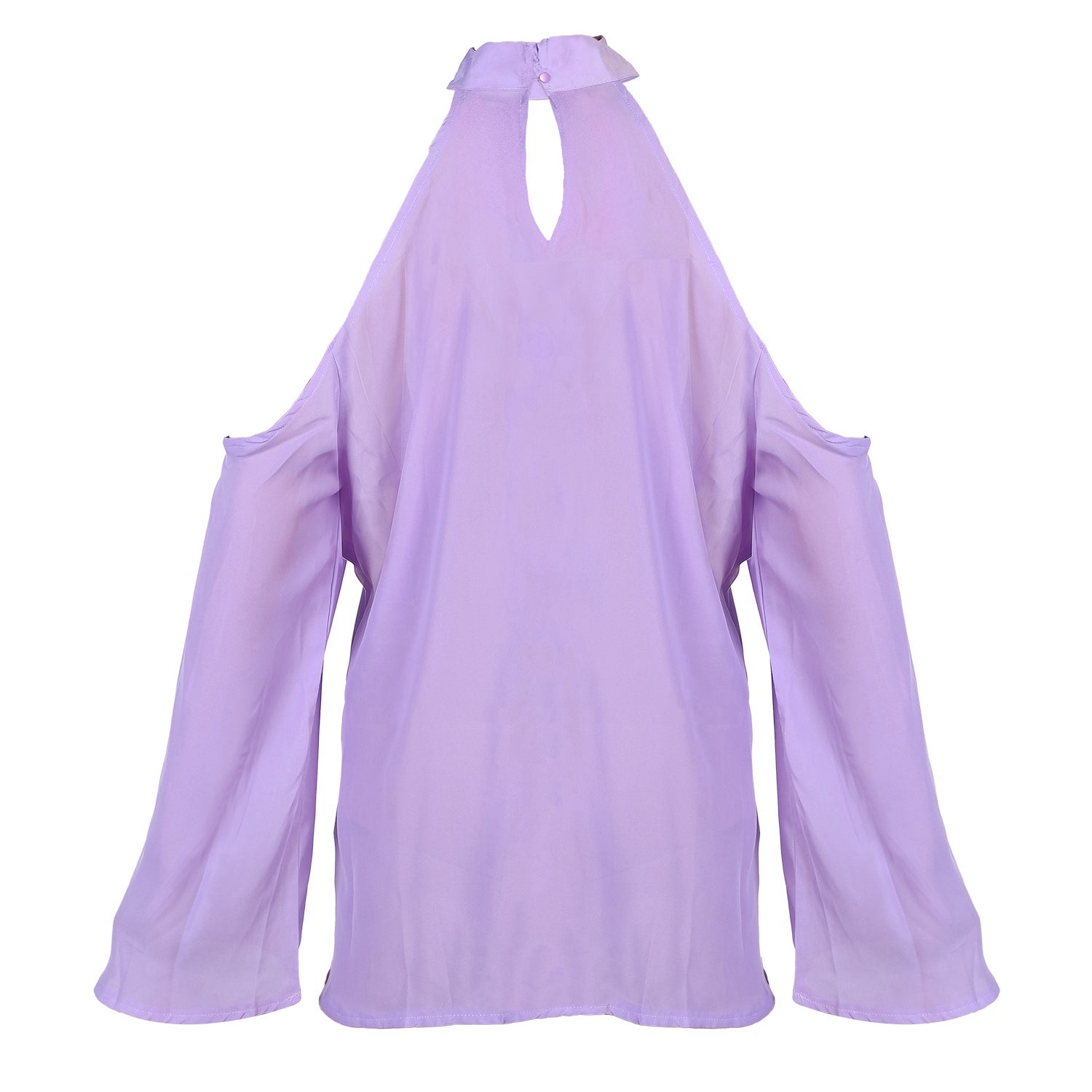 Women s Sexy Off The Shoulder Blouses Cold Shoulder Tops V-Neck Long Sleeve