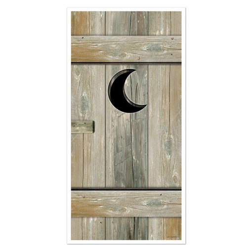 Beistle Outhouse Door Cover - Party Supply Decoration for Western