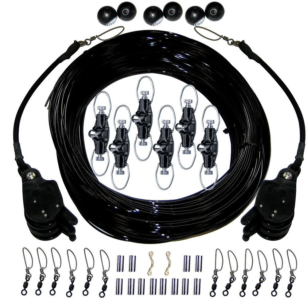 Rupp Triple Rigging Kit W/Lok-Ups Nok-Outs - 460' Black Mono Cord [CA-0160-MO]