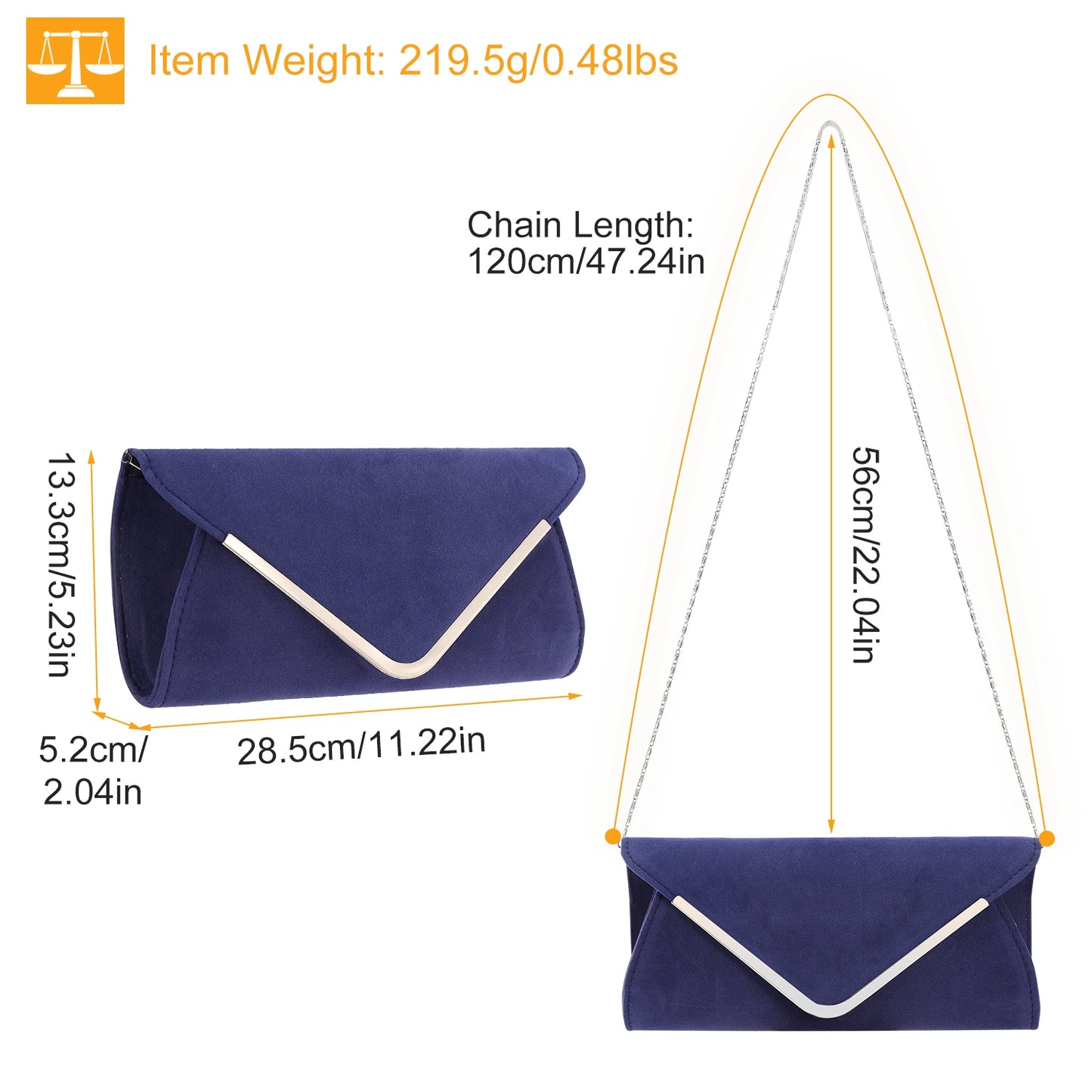 Women Clutch Wallet Bags For Party Wedding Soft Handbag Portable Thin Envelop