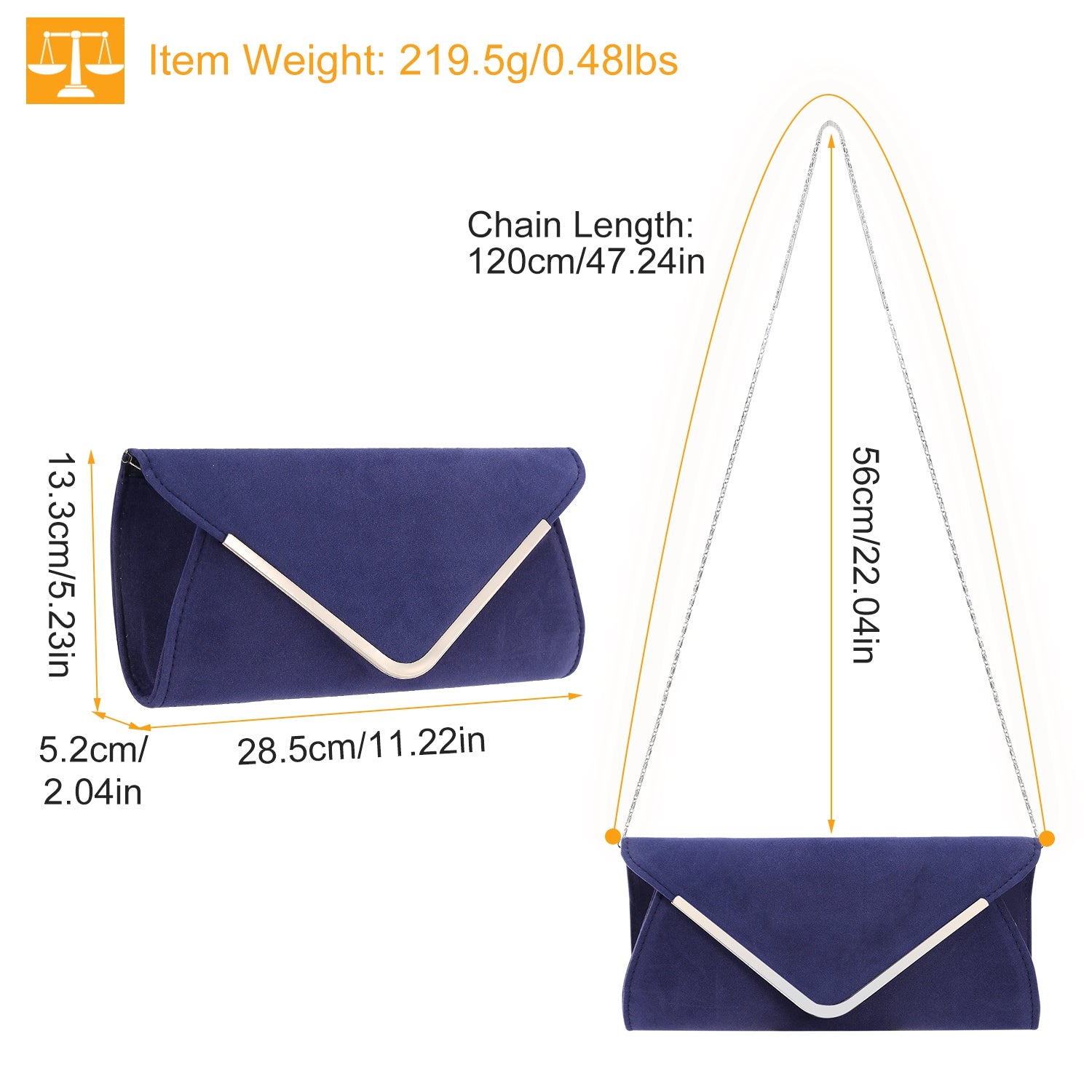 Women Clutch Wallet Bags For Party Wedding Soft Handbag Portable Thin Envelop
