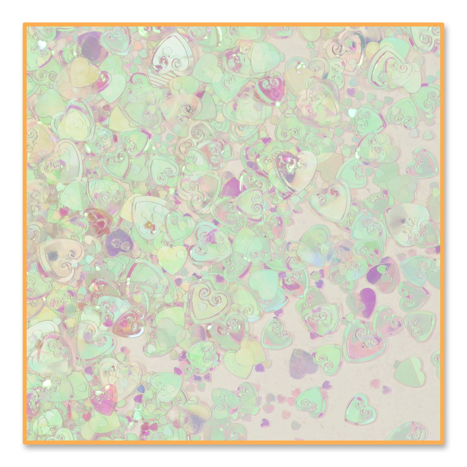 Beistle Iridescent Hearts Confetti - Wedding | Party Supply | Decoration