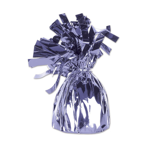 Beistle Lavender Metallic Wrapped Balloon Weight - General Occasion | Party