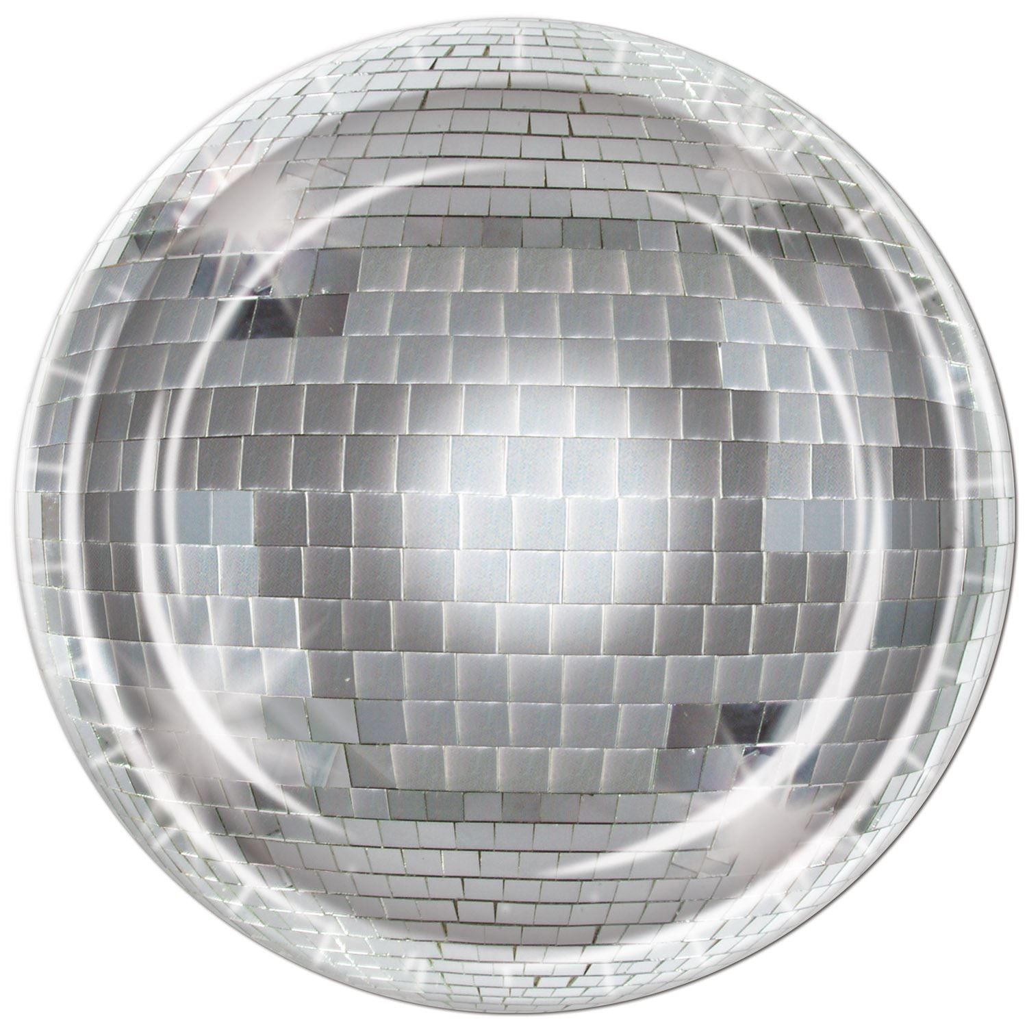 Beistle Disco Ball Plates - 70's | Party Supply | Decoration