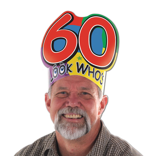 Beistle "Look Who's 60" Headband - Birthday-Age Specific | Party Supply