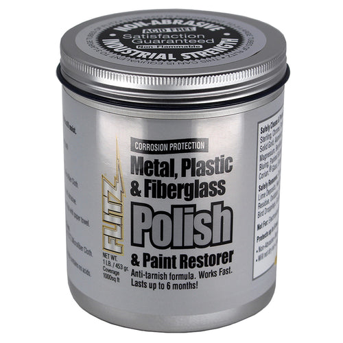 Flitz Metal, Plastic Fiberglass Polish Paste - 1.0lb [CA 03516-6]