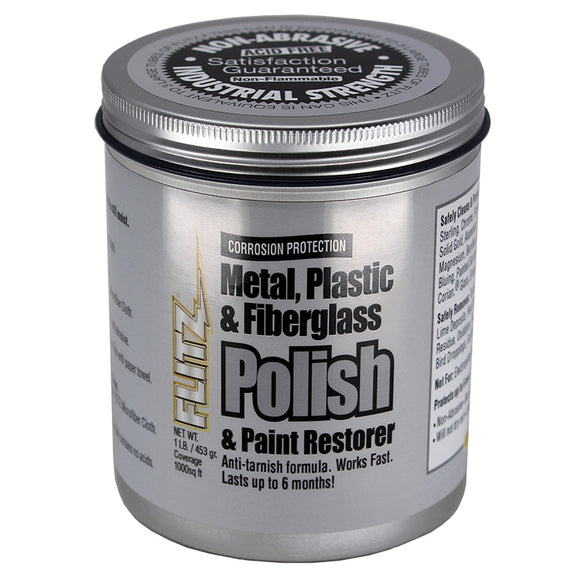 Flitz Metal, Plastic  Fiberglass Polish Paste - 1.0lb [CA 03516-6]