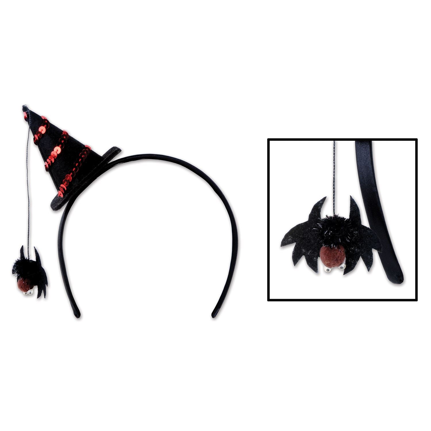 Beistle Spider Witch Hat Headband - Halloween | Party Supply | Decoration