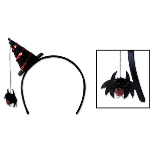 Beistle Spider Witch Hat Headband - Halloween | Party Supply | Decoration