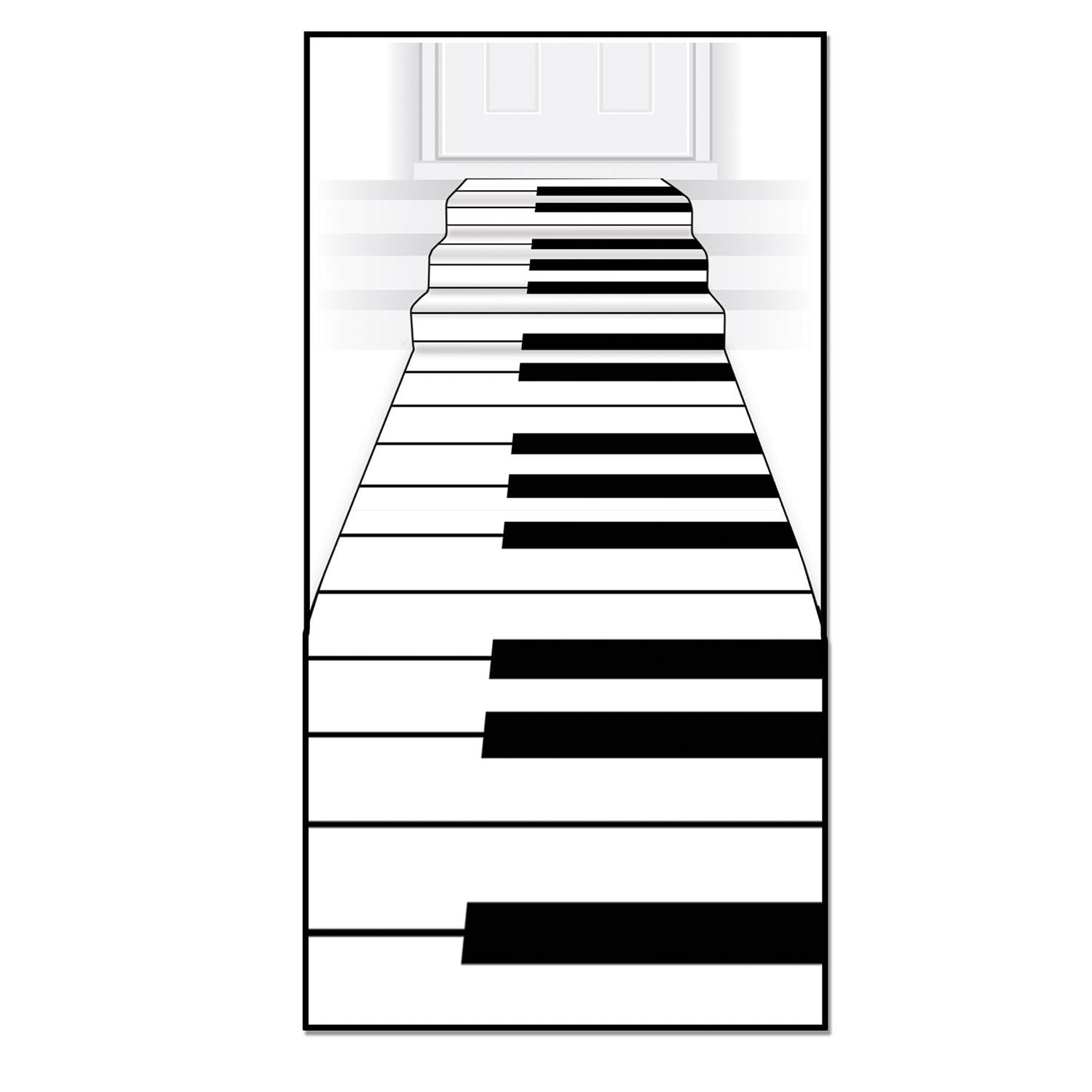 Beistle Piano Keyboard Runner - Music | Party Supply | Decoration