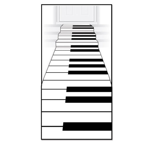 Beistle Piano Keyboard Runner - Music | Party Supply | Decoration