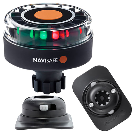 Navisafe Navilight Tricolor 2NM w/Navibolt Base RIB Mount - Black [342KIT2]
