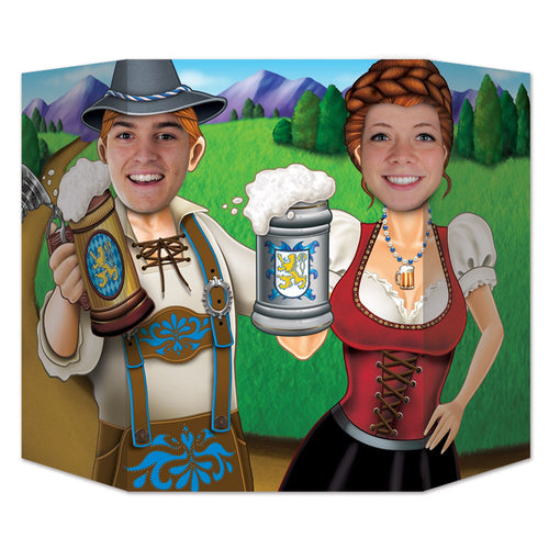Beistle Oktoberfest Couple Photo Prop | Party Supply | Decoration