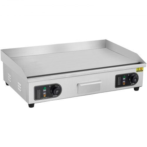 Commercial Electric Griddle 4400W Countertop Flat Top Grill 122?-572 ? Adjus