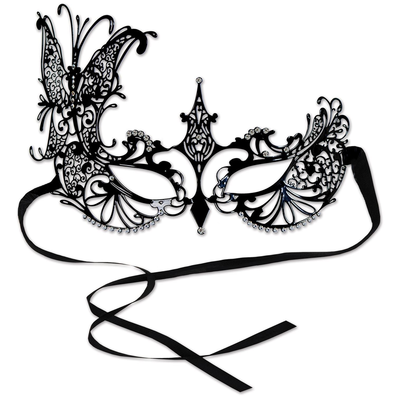 Beistle Metal Filigree Masquerade Mask - Mardi Gras | Party Supply