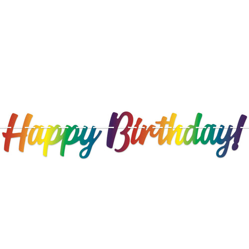 Beistle Happy Birthday Streamer | Party Supply | Decoration
