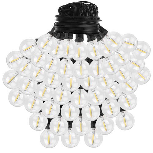 50FT Decorative Globe String Lights Outdoor Indoor 25Pcs Bulb Light Strings 6615