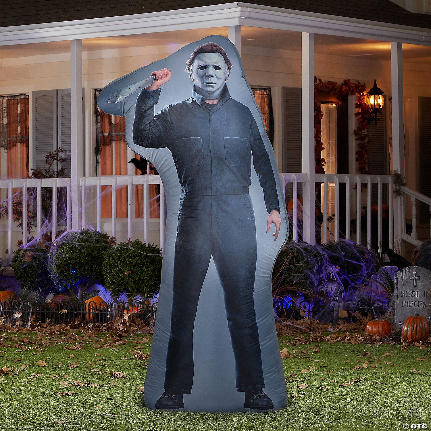6 Ft. Blow-Up Inflatable Photo-Realistic Halloween Michael Myers With Built-In Led Lights Outdoor Yard Decoration