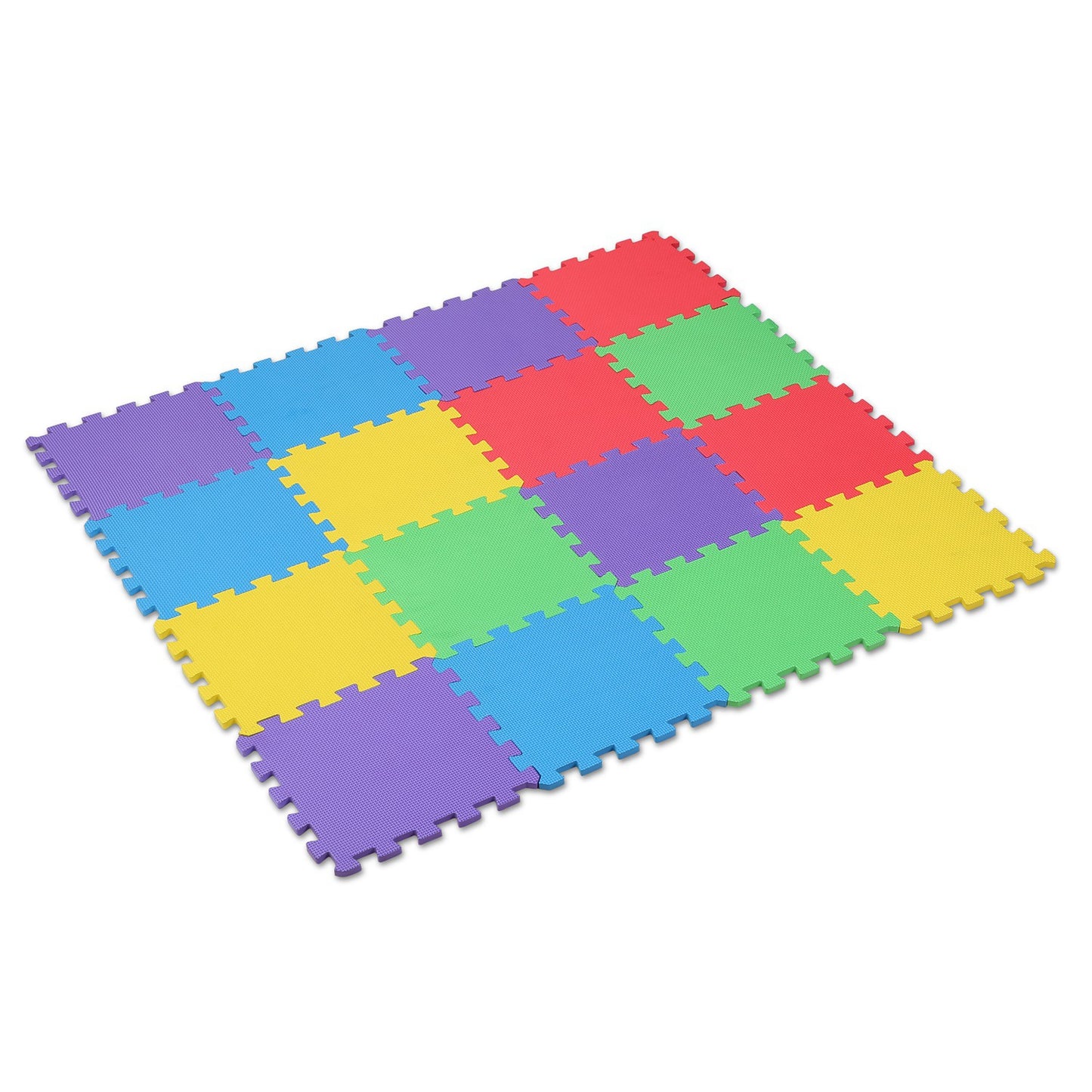 16Pcs Kids Puzzle Exercise Play Mat Interlocking Non-Toxic EVA Floor Mat