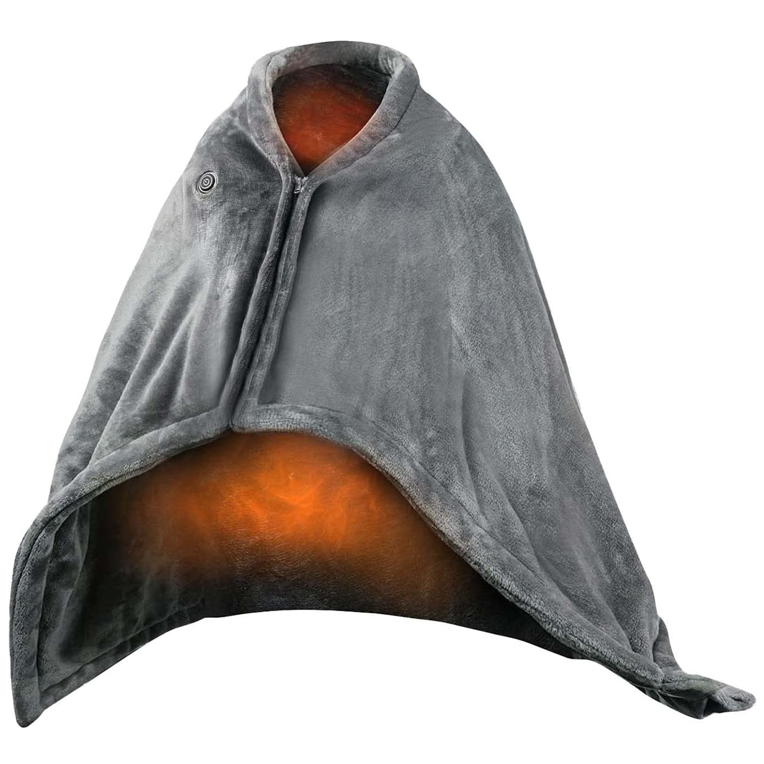 USB Heated Blanket Electric Heated Blanket Heated Poncho Shawl Wrap Throw w 7287