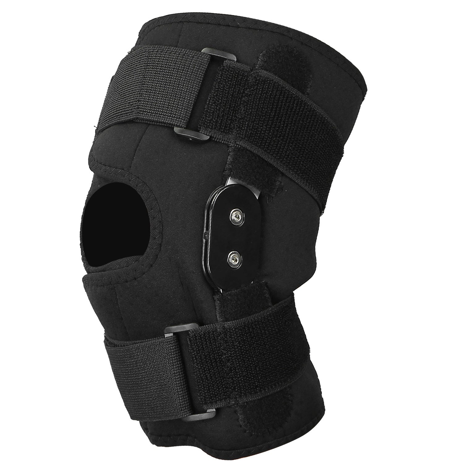 Sport Knee Brace Adjustable Open Patella Knee Support Compression Knee Wrap 4419