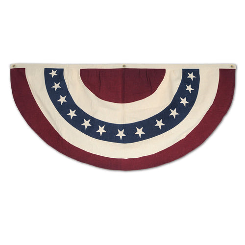 Beistle Americana Fabric Bunting - Patriotic | Party Supply | Decoration