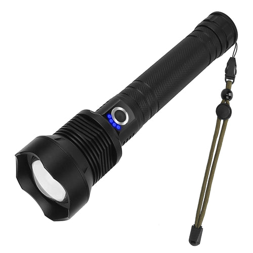 LED Tactical Flashlights 30000LM USB Rechargeable Flashlight Water-Resistant