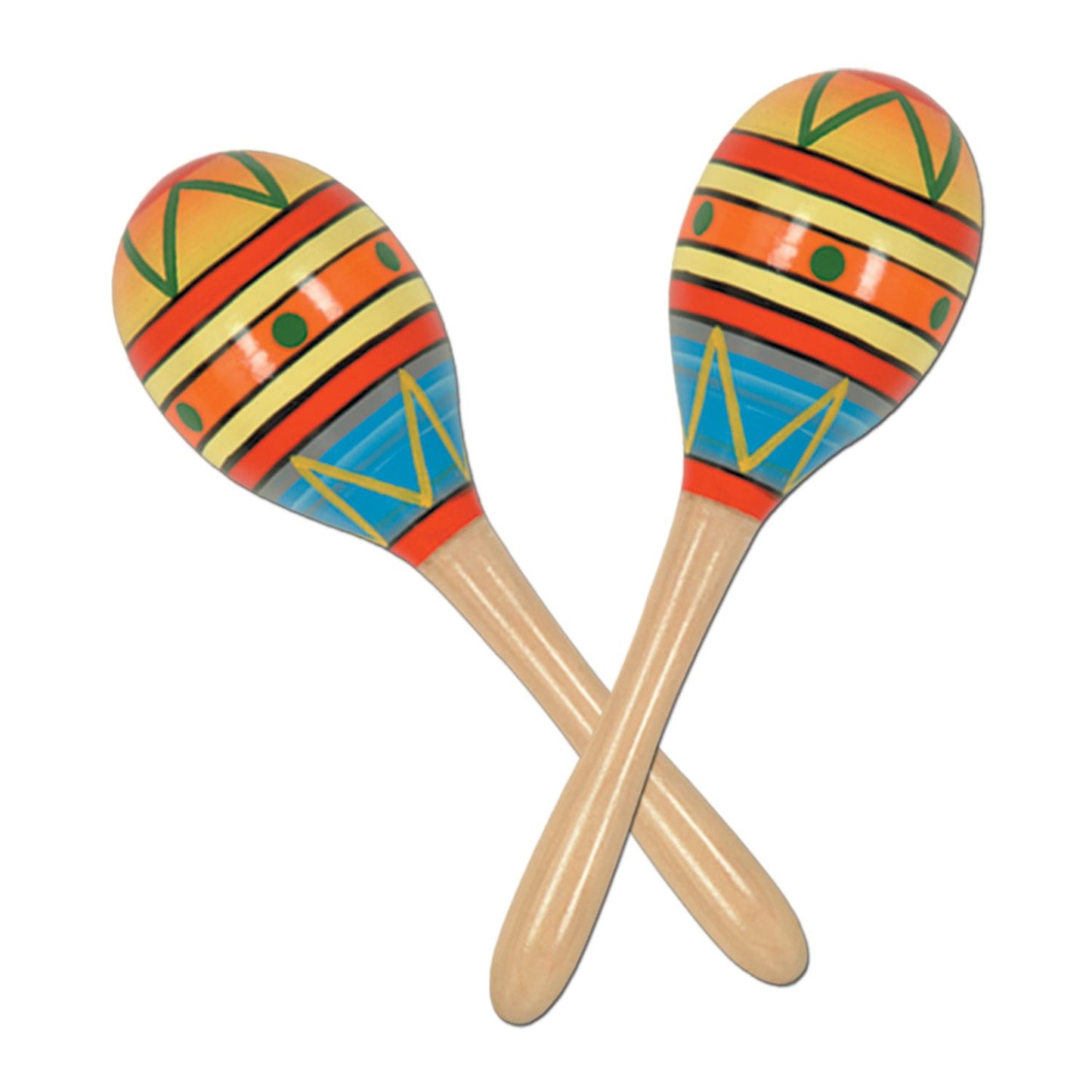 Beistle Fiesta Fun Party Maracas - Fiesta/Cinco de Mayo | Party Supply
