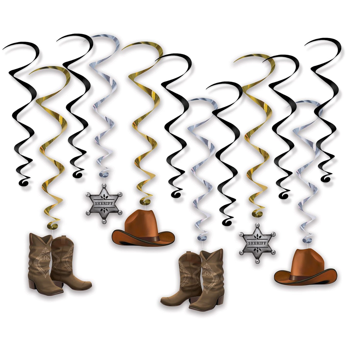 Beistle Western Whirls | Party Supply | Decoration