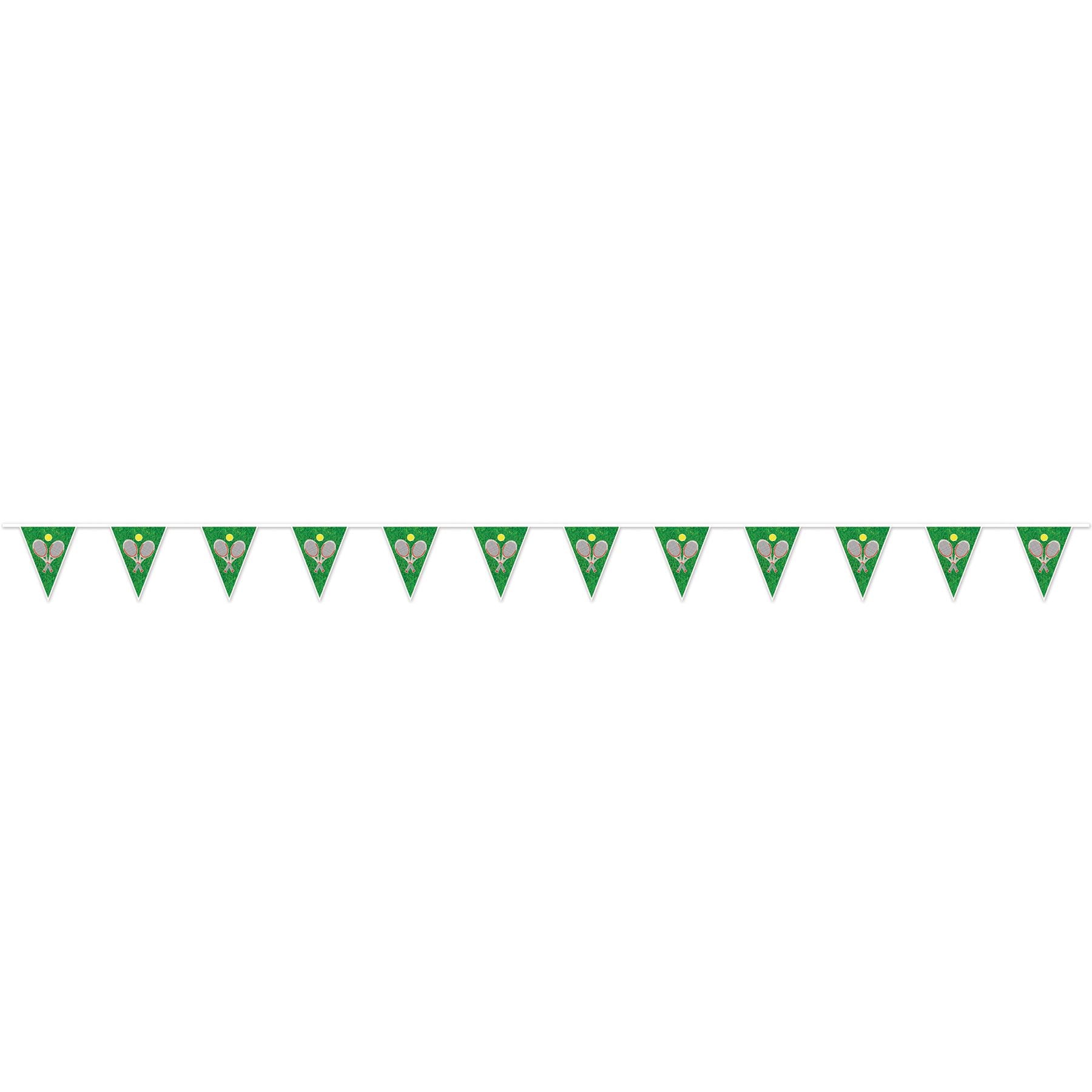Beistle Tennis Pennant Banner | Party Supply | Decoration