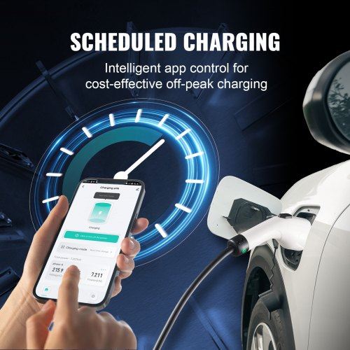 Level 2 Portable EV Charger 40A 240V Electric Vehicle Charger