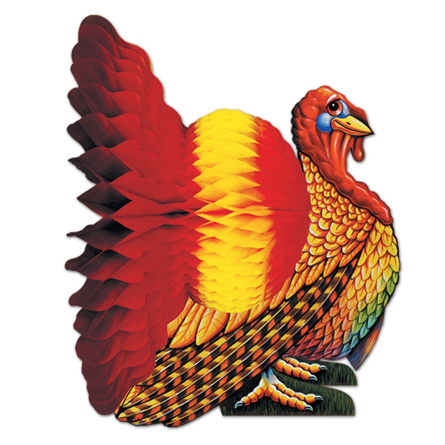 Beistle Madras Turkey Centerpiece, 12 inches - Thanksgiving/Fall | Party