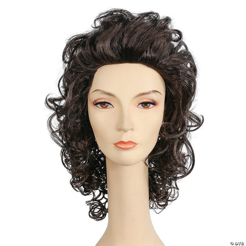 Womens Fancy Bargain Curly Wig | Brown-Medium