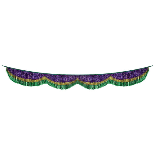 Mardi Gras Tinsel Fringe Bunting