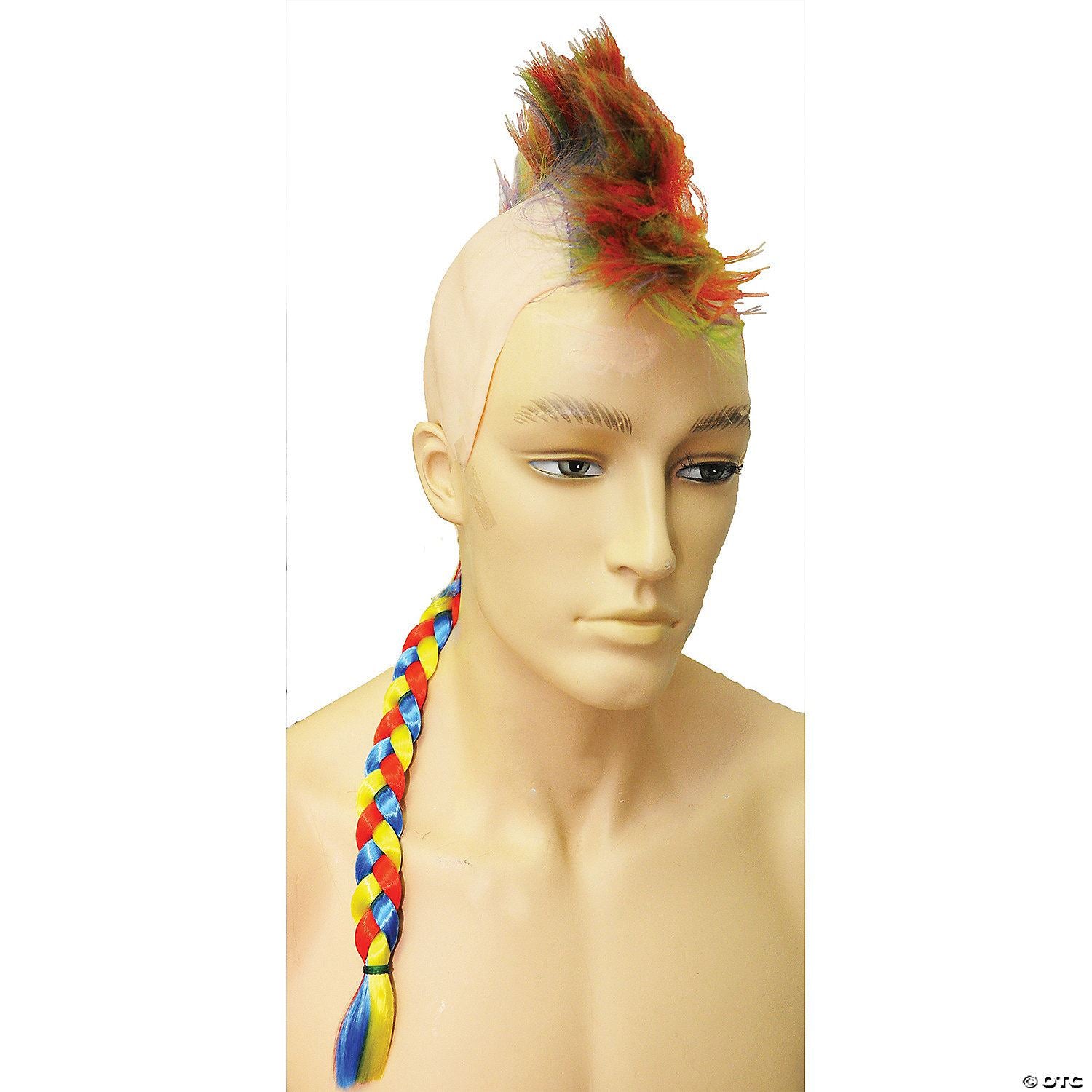 Mens Bargain Mohawk Wig | Hot Pink