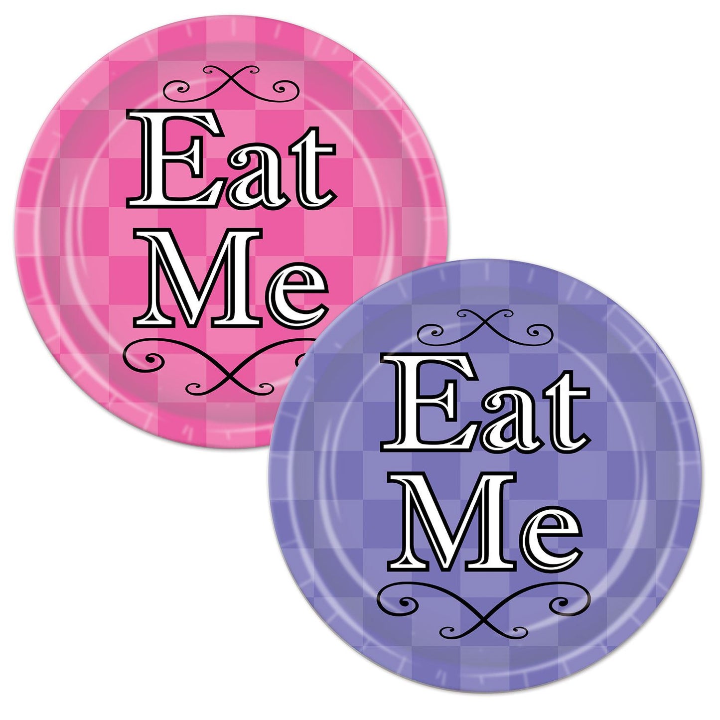Beistle Alice In Wonderland Plates - 7 inch | Party Supply | Decoration