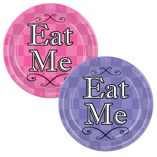 Beistle Alice In Wonderland Plates - 7 inch | Party Supply | Decoration