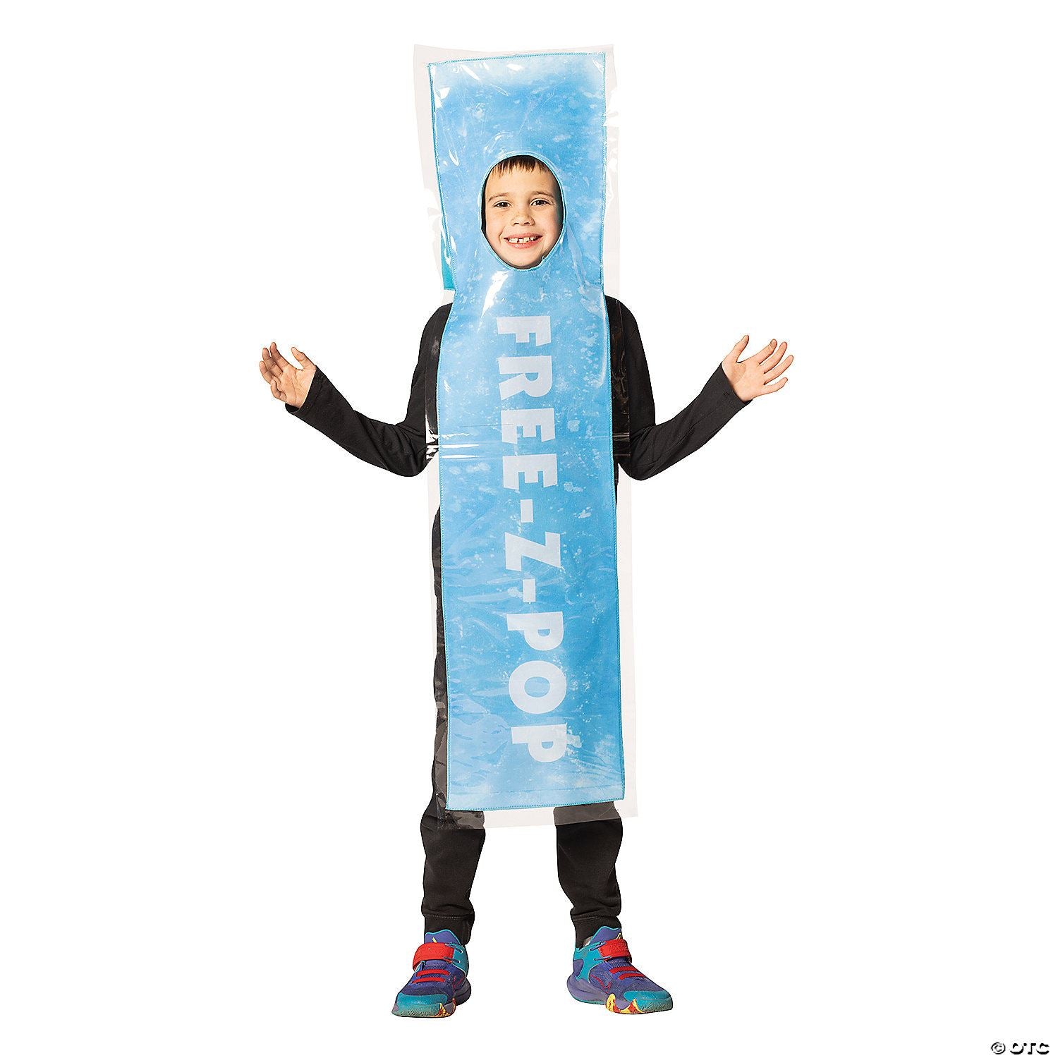 Unisex | Kids Blue Free-Z-Pop Ice Costume - Medium 7-10