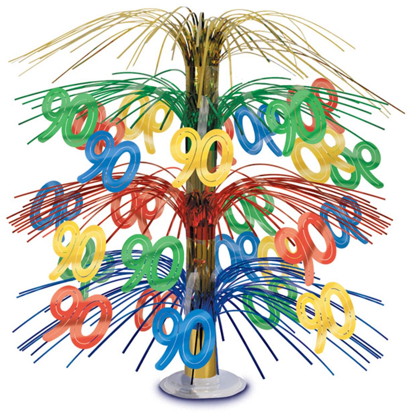 Beistle 90 Cascade Centerpiece - Birthday-Age Specific | Party Supply