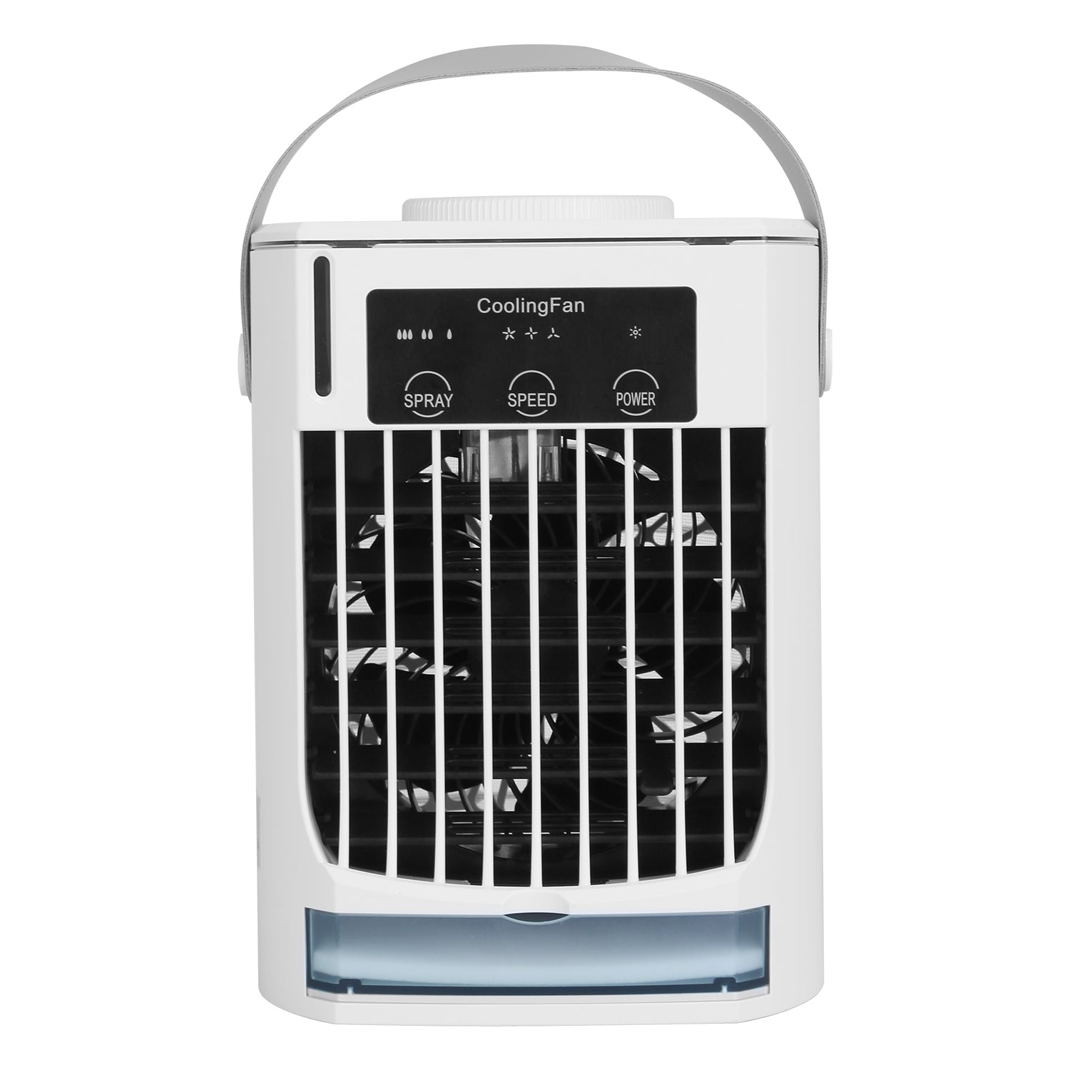 Portable Air Conditioner Fan Evaporative Humidifier 3 Speed Spray Personal Cold