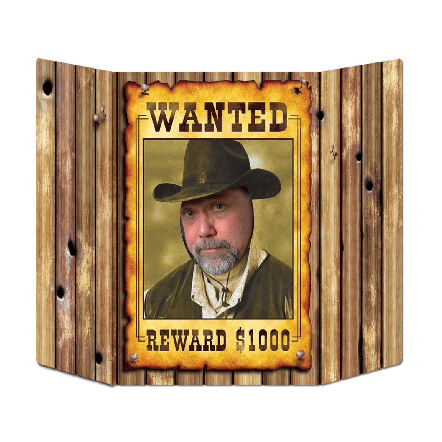 Beistle Wanted Poster Photo Prop - Western | Party Supply | Decoration