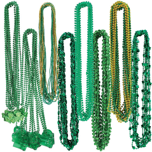 Beistle St Patrick's Bead Assortment - 100/Package - St. Patricks | Party