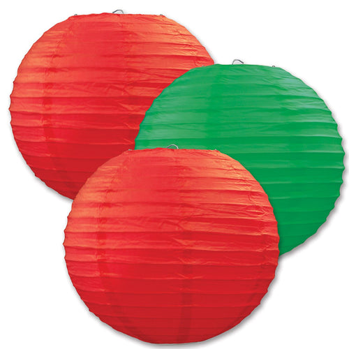 Beistle Christmas Paper Lanterns - General Occasion | Party Supply