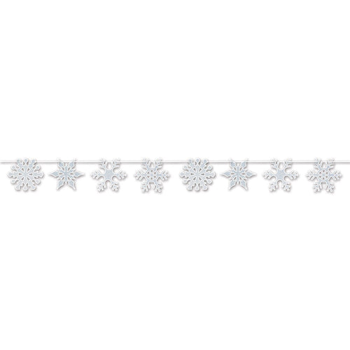Beistle Snowflake Streamer - Christmas/Winter | Party Supply | Decoration