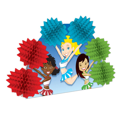 Beistle Cheerleading Pop-Over Centerpiece - Sports | Party Supply | Decoration