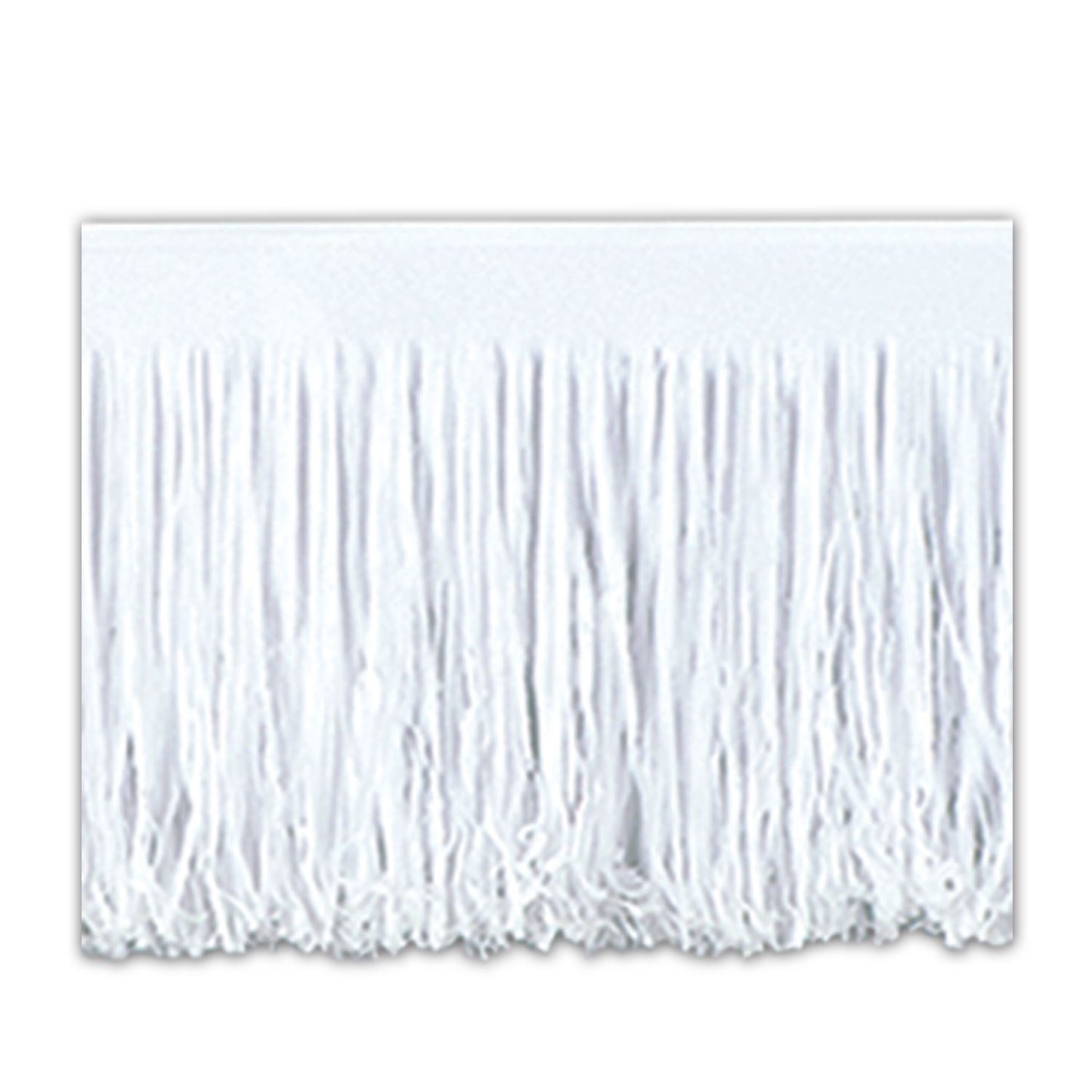 Beistle White Tissue Fringe Drape - General Occasion | Party Supply